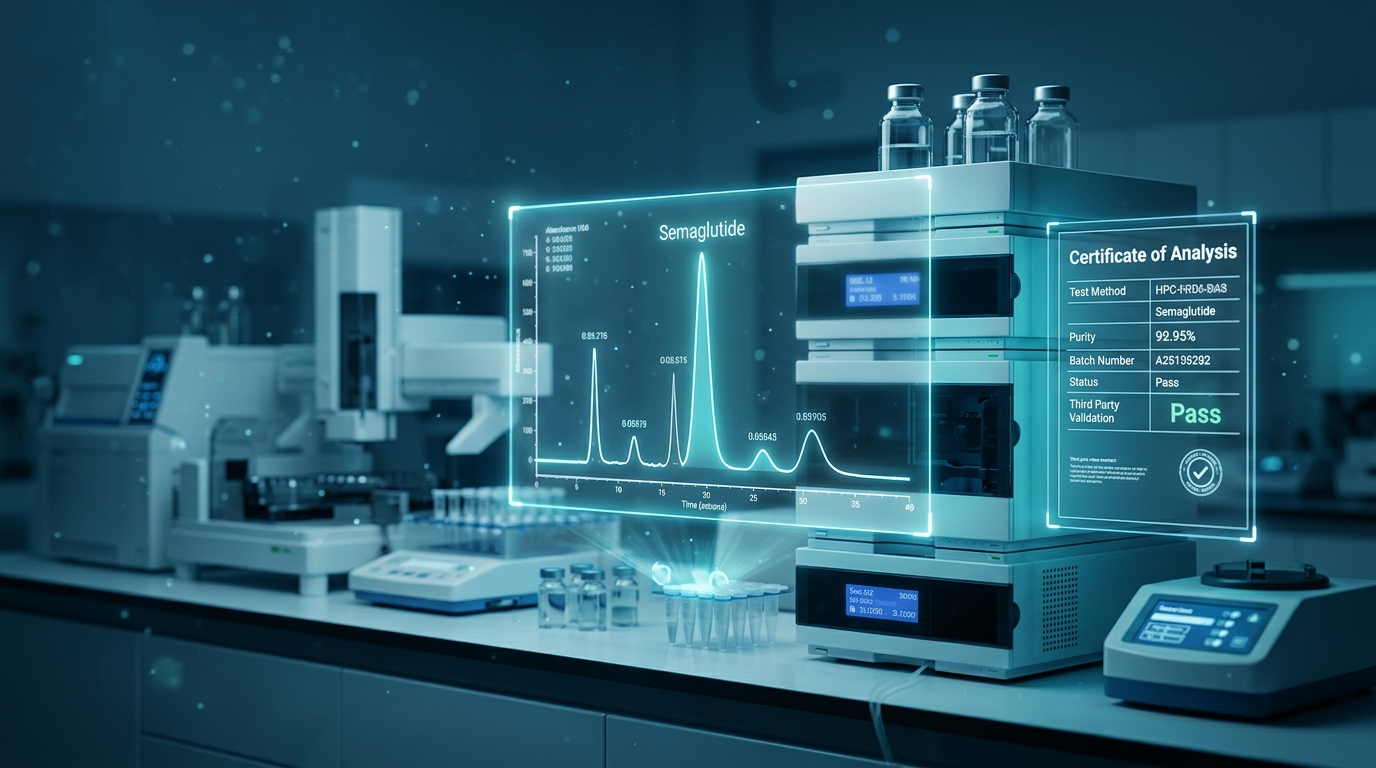 Semaglutid Reinheit HPLC und Drittanbieter-COA für Forschung