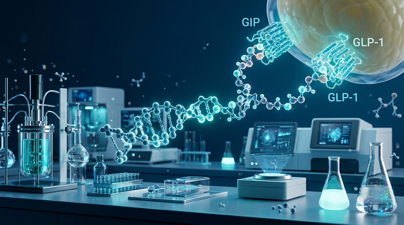 Wirkungsmechanismus von Tirzepatid: Dualer GIP/GLP-1-Agonismus in Adipozyten-Modellen