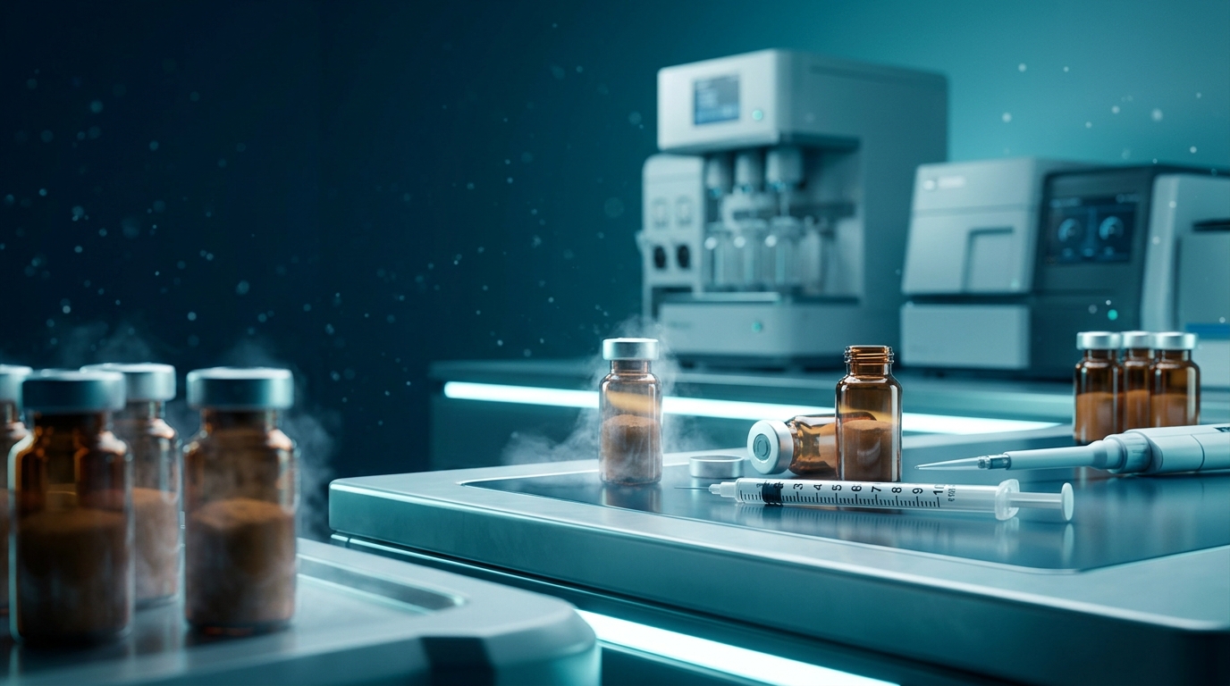 Bonnes pratiques de reconstitution des peptides lyophilisés : mL, mg/mL, conversions seringues U-100