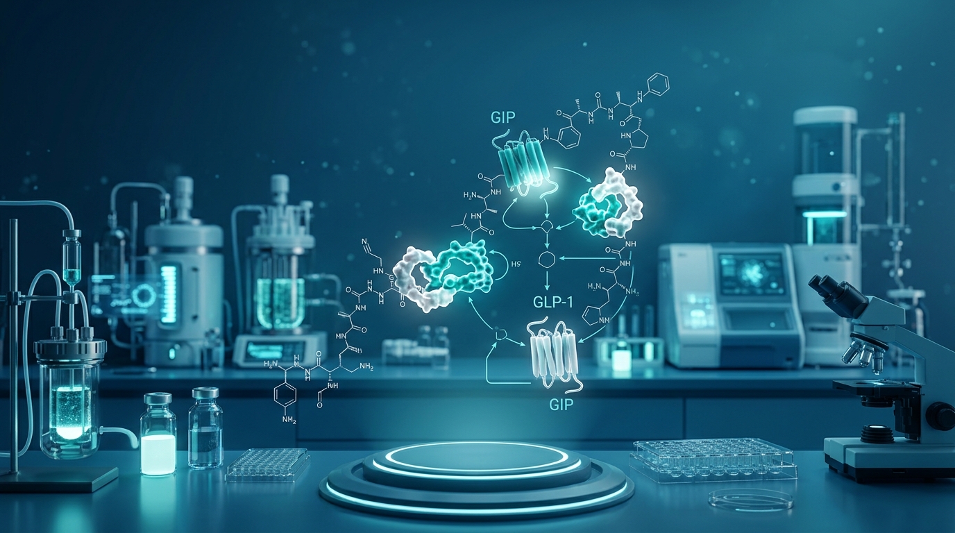 Wirkmechanismus von Tirzepatid: Dualer Agonismus in Stoffwechselmodellen
